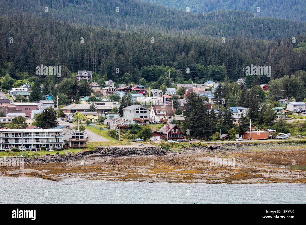 Homes in Juneau, Alaska Stock Photo - Alamy