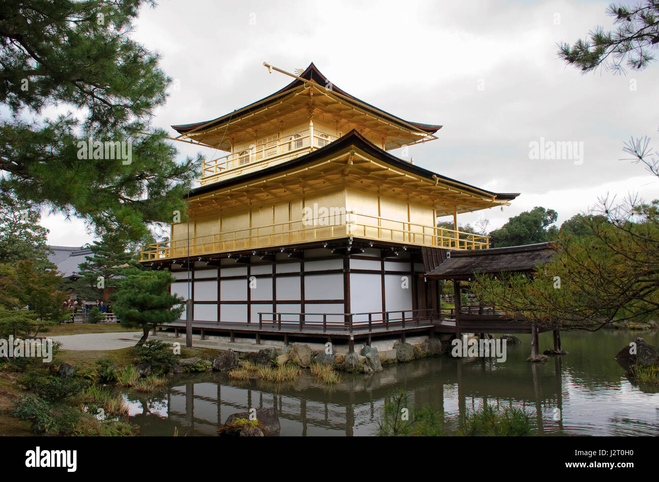 Temple of the Golden Pavilion Stock Photo