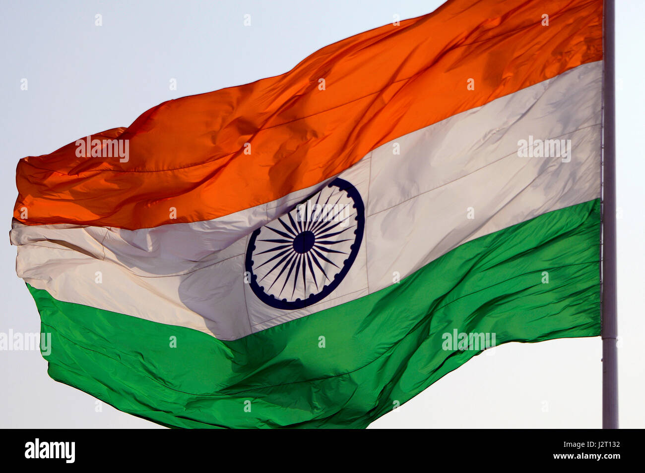 Waving indian flag design hi-res stock photography and images - Alamy