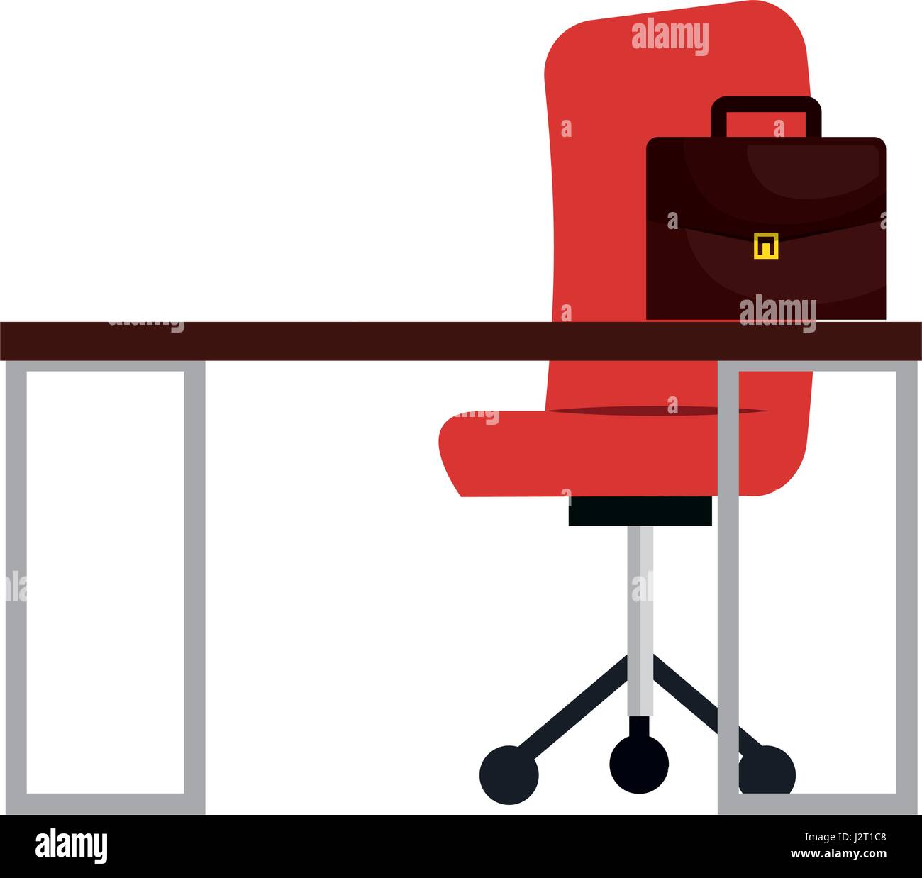 office workplace isolated icon Stock Vector Image & Art - Alamy