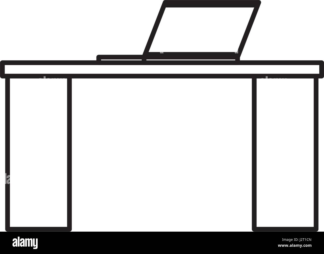 office workplace isolated icon Stock Vector Image & Art - Alamy