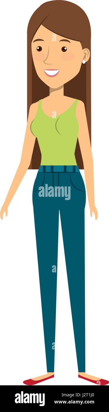 young woman avatar character Stock Vector Image & Art - Alamy