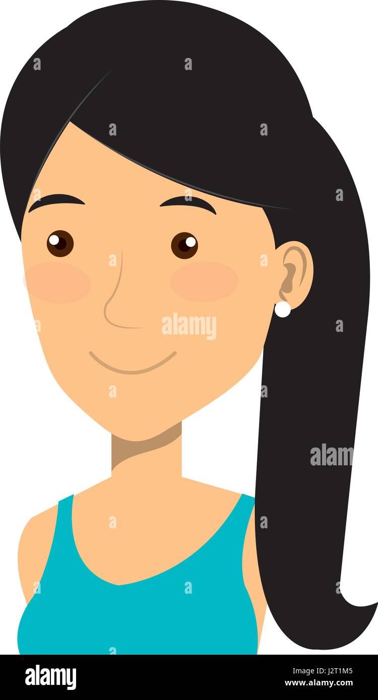 young woman avatar character Stock Vector Image & Art - Alamy