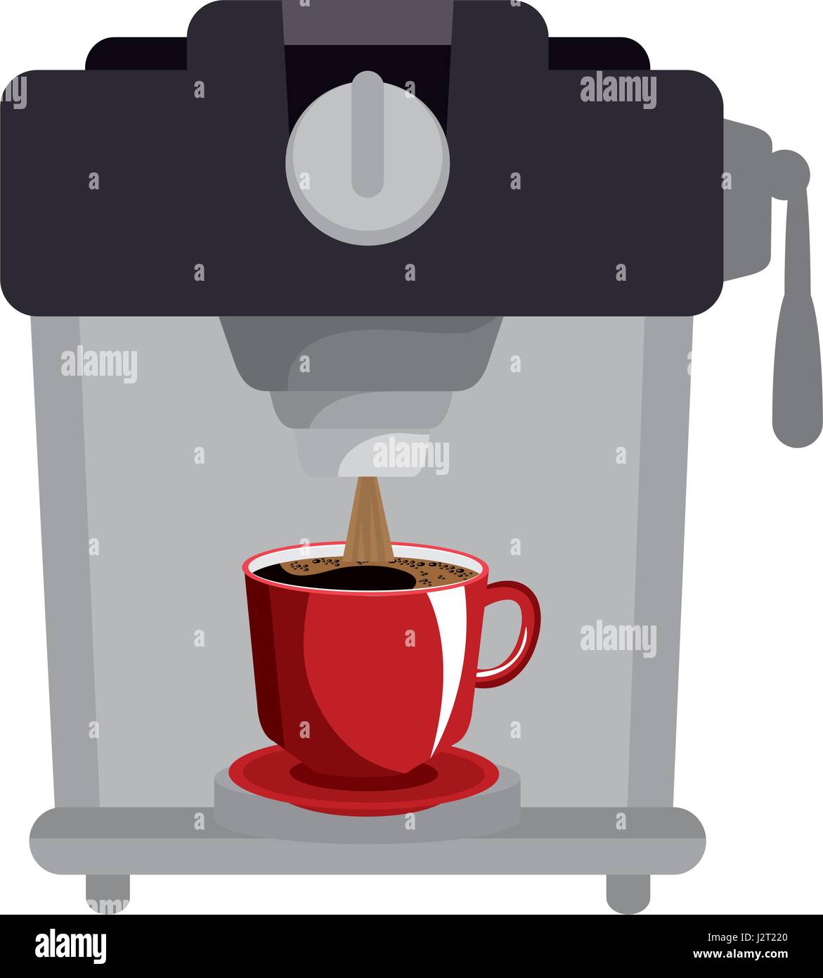 coffee machine isolated icon Stock Vector Image & Art - Alamy