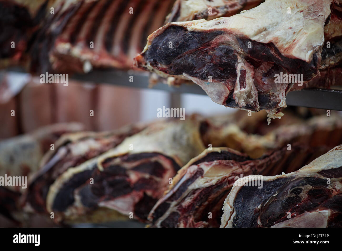 LANCASHIRE meat processing plant Stock Photo