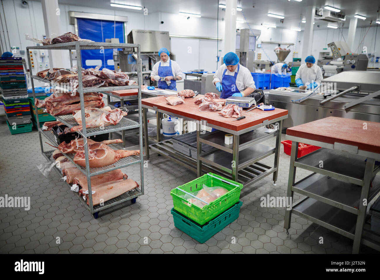 LANCASHIRE meat processing plant Stock Photo Alamy