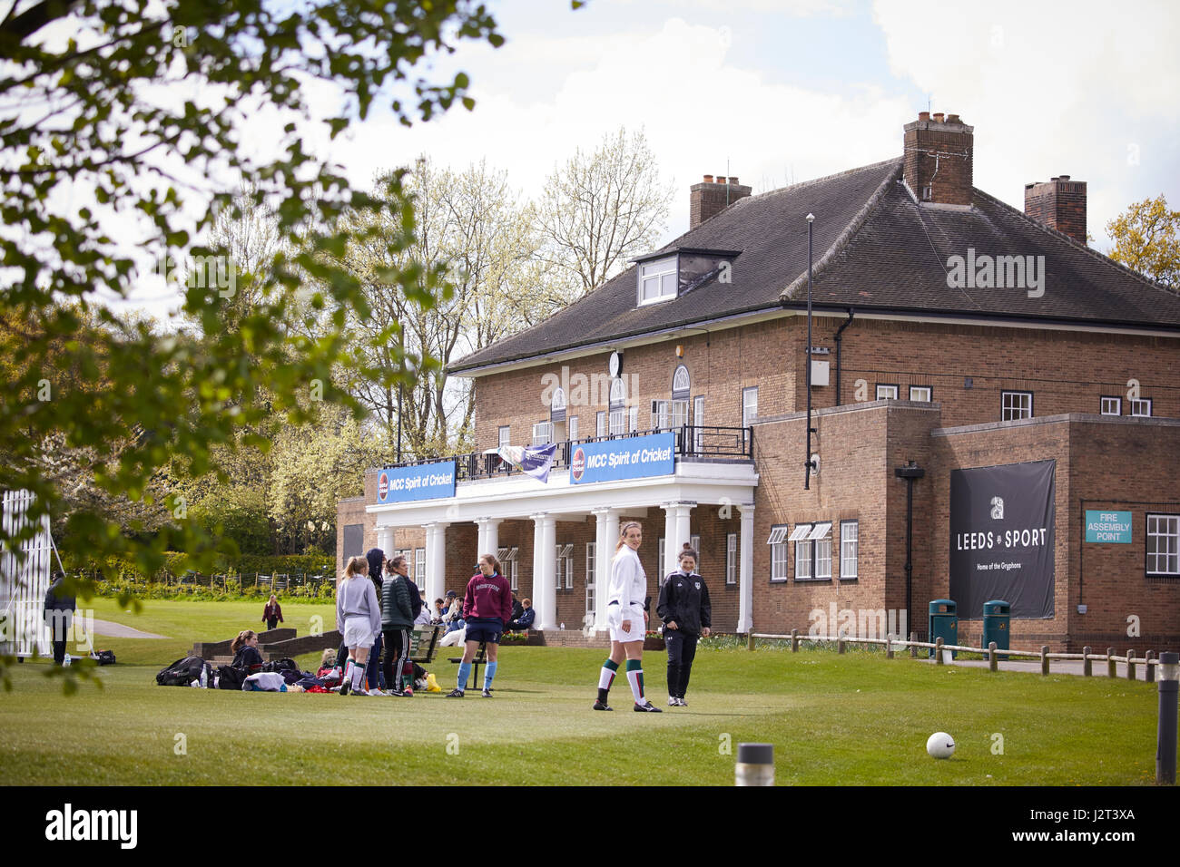 Weetwood Playing Fields - The Christie Championships - Leeds, Liverpool & Manchester University Stock Photo