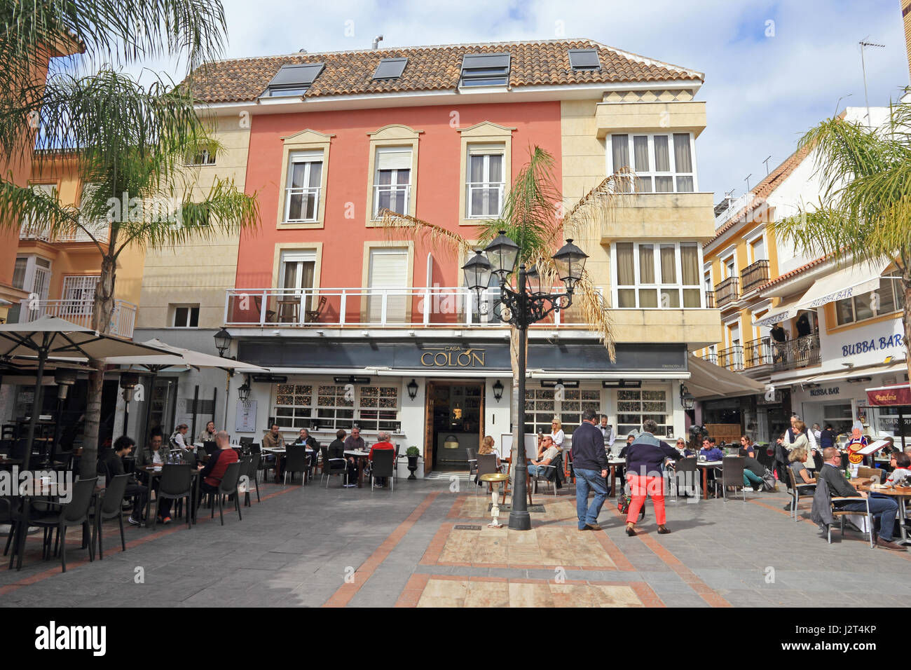 Casa Colon bar and restaurant, Fuengirola, Spain Stock Photo Alamy