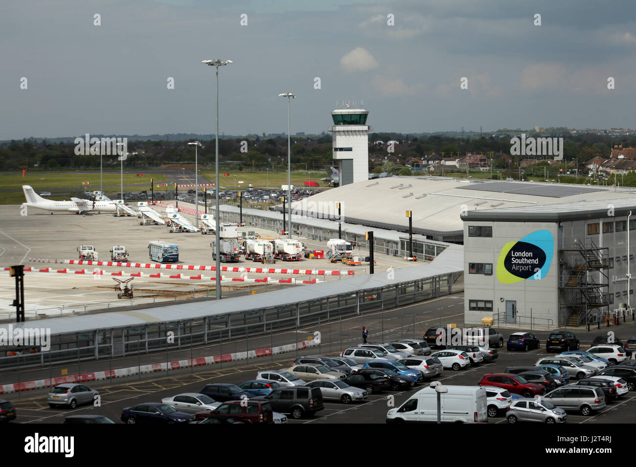 Southend, Essex, 29 Apr 2017 - Southend Airport Stock Photo