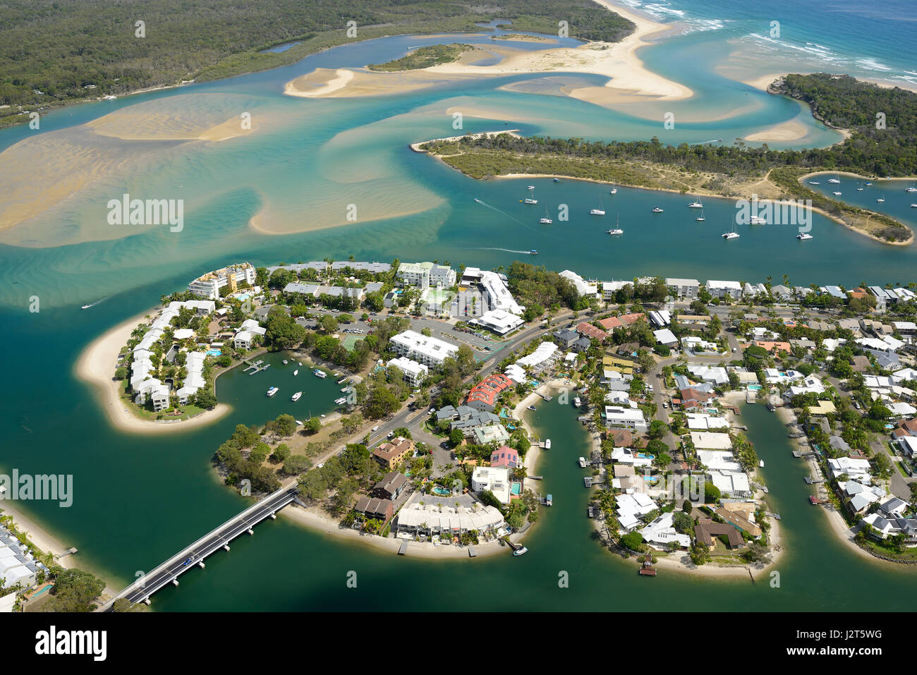Aerial Noosa Heads High Resolution Stock Photography and Images Alamy