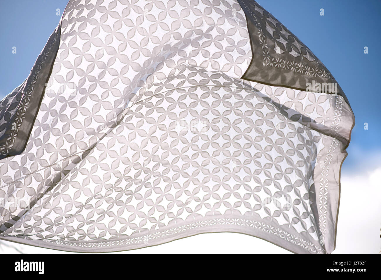 Table cloth texture white hi-res stock photography and images - Alamy