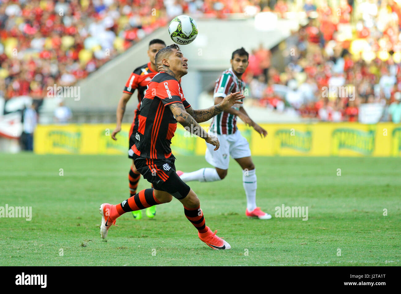 Rio De Janeiro, Brazil. 30th Apr, 2017. Guerrero during Fluminense vs ...