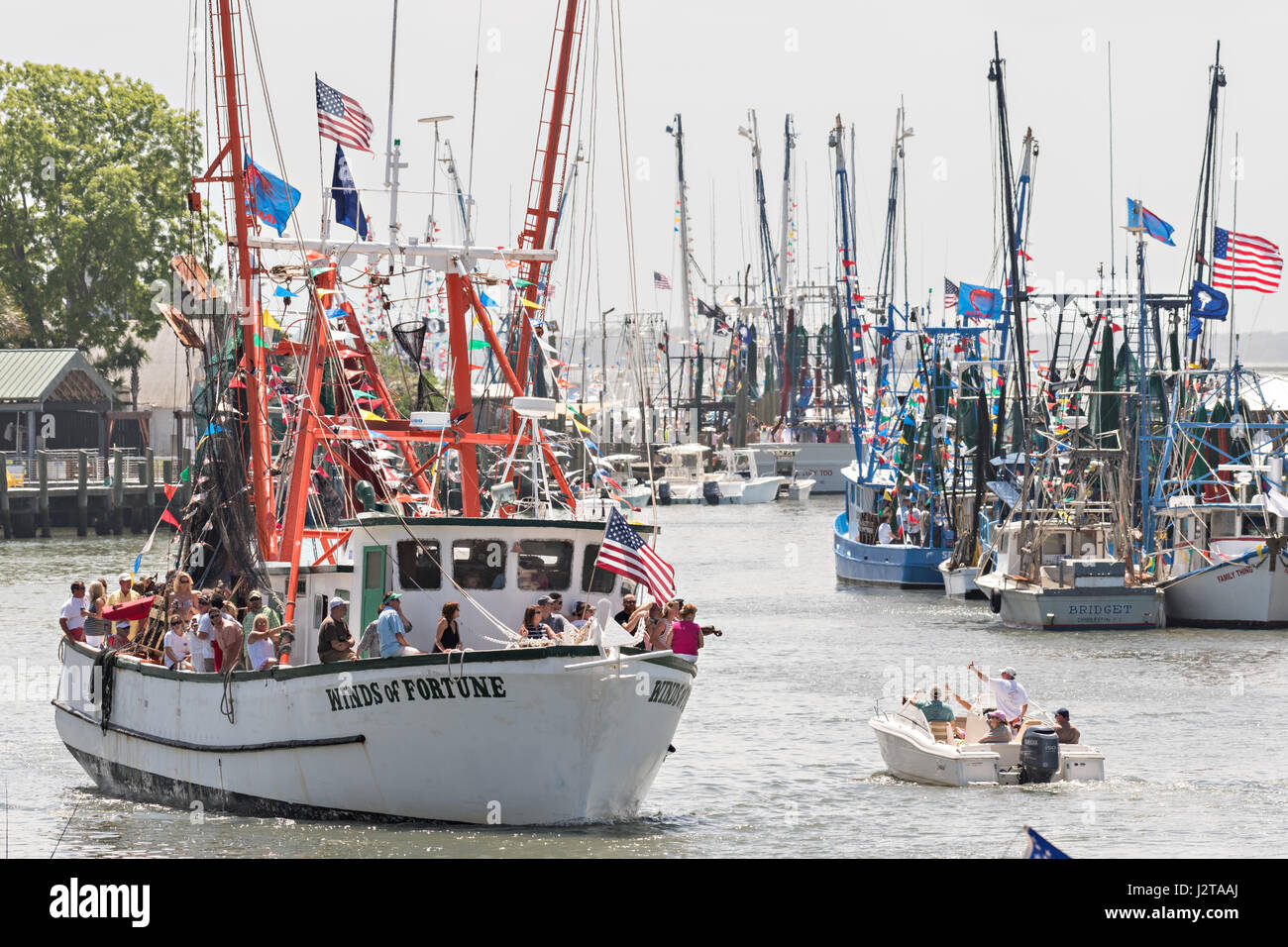 Decorated shrimp boat hi-res stock photography and images - Alamy