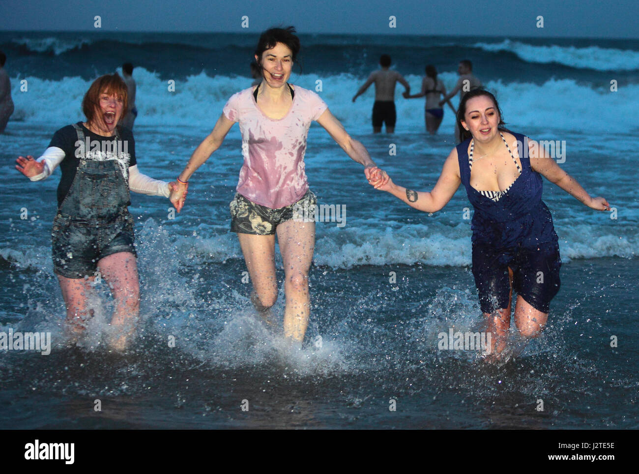 Fife, Scotland, UK. 01st May, 2017. St Andrews Students,celebrate May