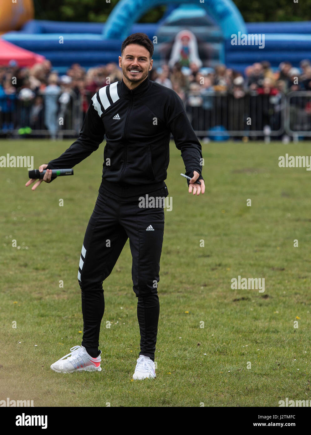 Brentwood, Essex, 1st May 2017. Billy Wingrove, of the F2 Freestylers at the Robin Hood Country show, Brentwood, Esse Credit: Ian Davidson/Alamy Live News Stock Photo