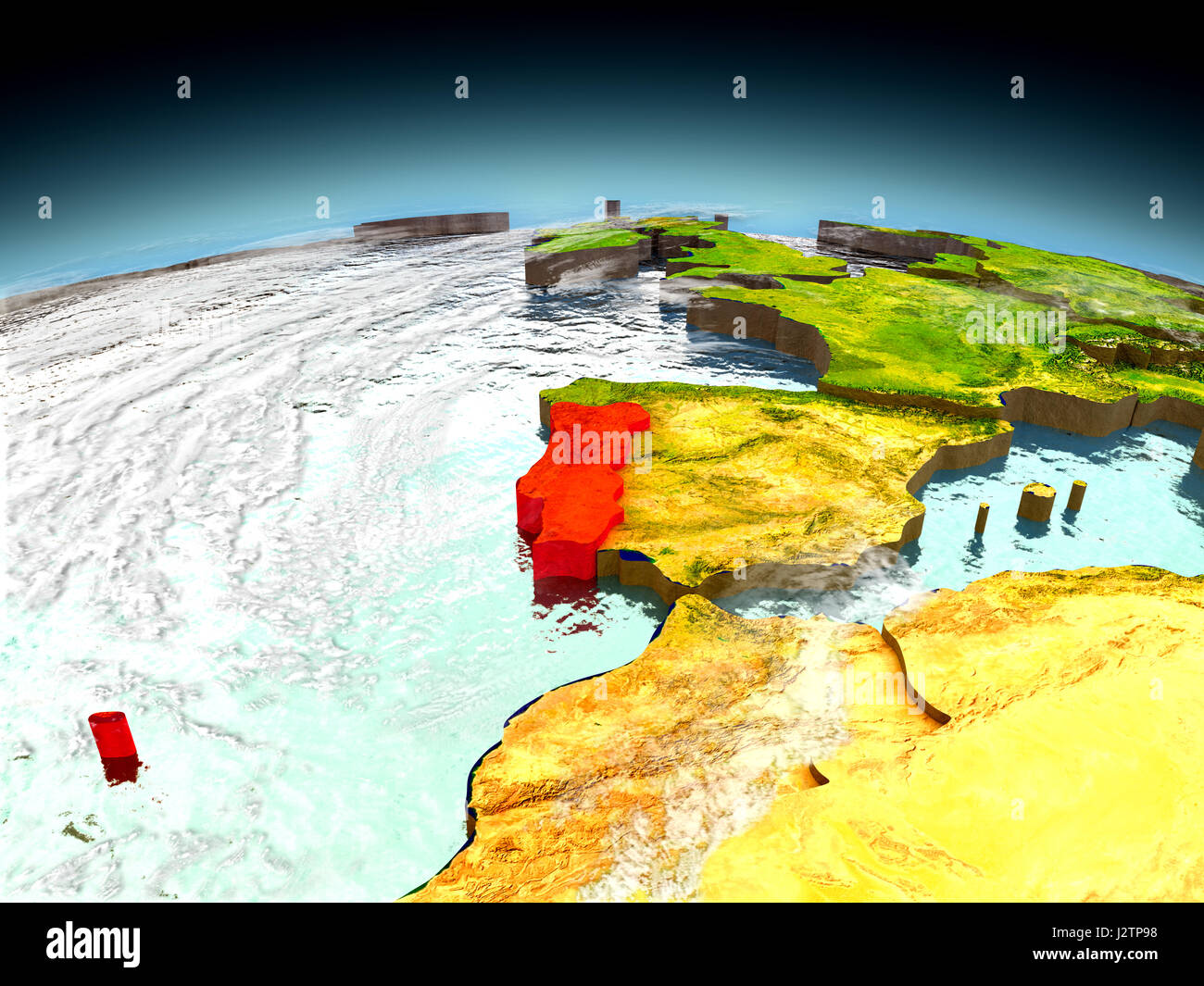 12,697 Portugal On World Map Images, Stock Photos, 3D objects