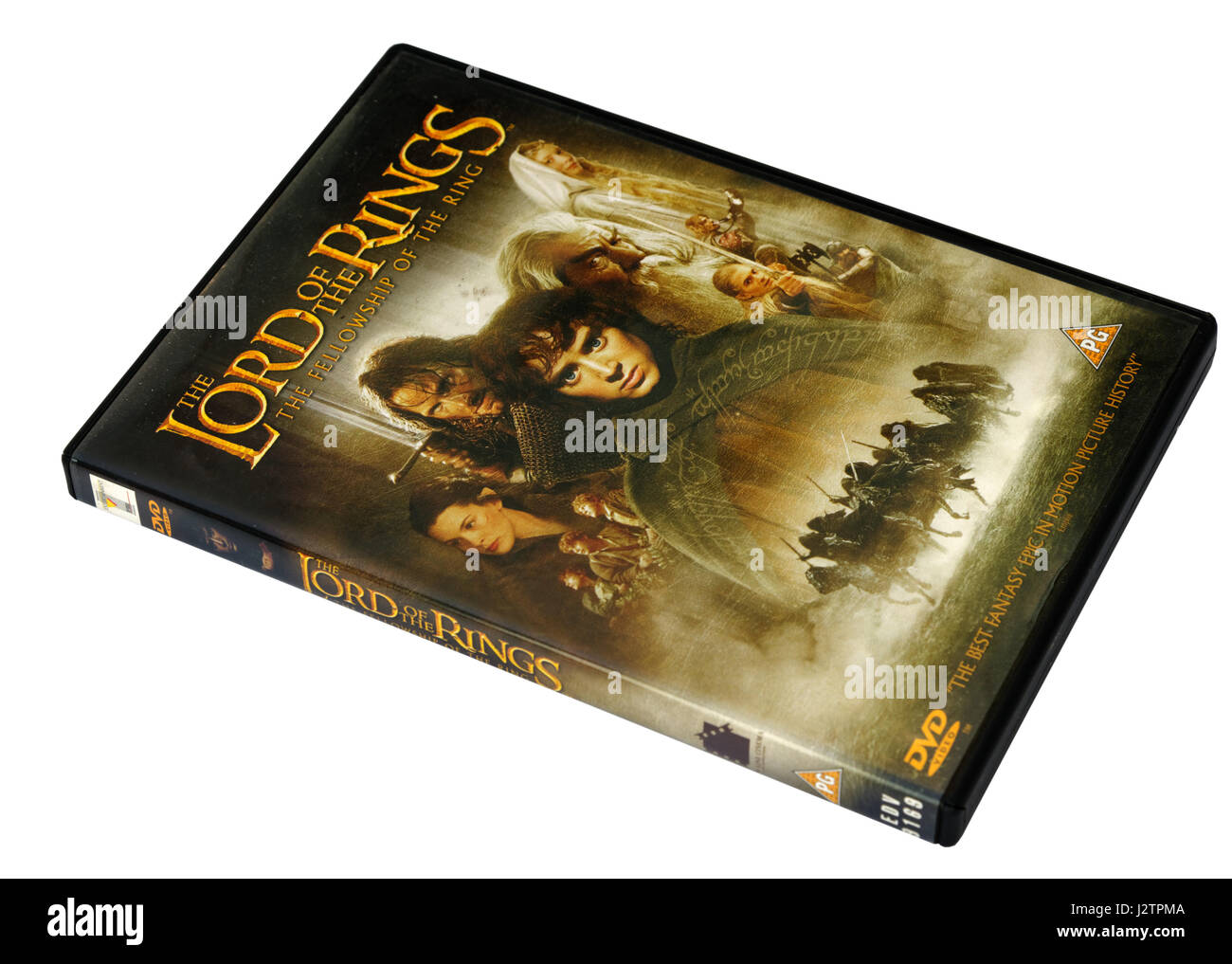 Lord of The Rings DVD 'The Fellowship of the Ring' Stock Photo