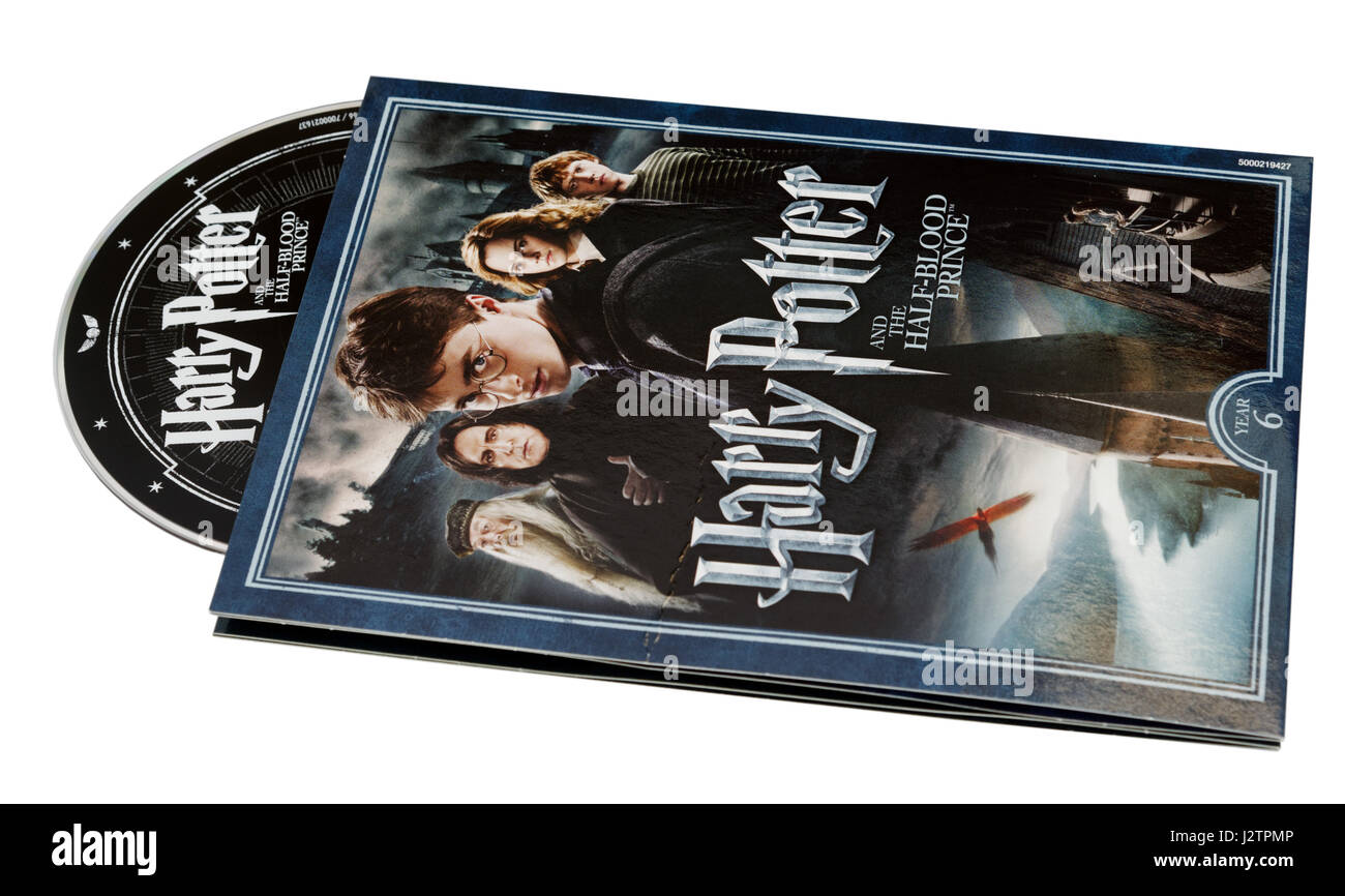 Harry Potter and the Half Blood Prince DVD Stock Photo