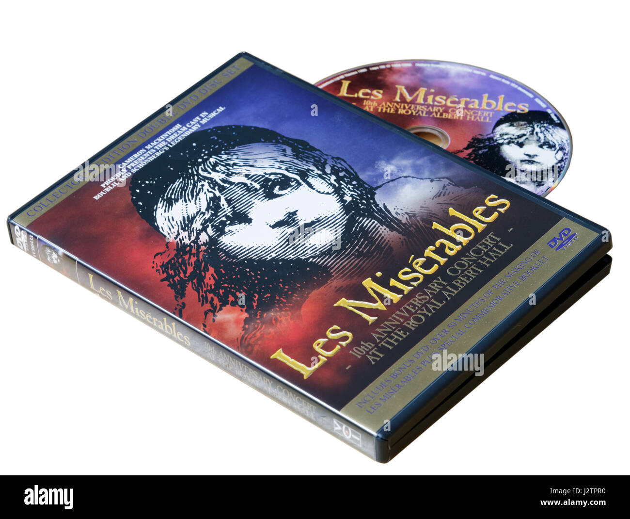 Les Miserables Dvd The 10th Anniversary Show At The Royal Albert Hall Stock Photo Alamy