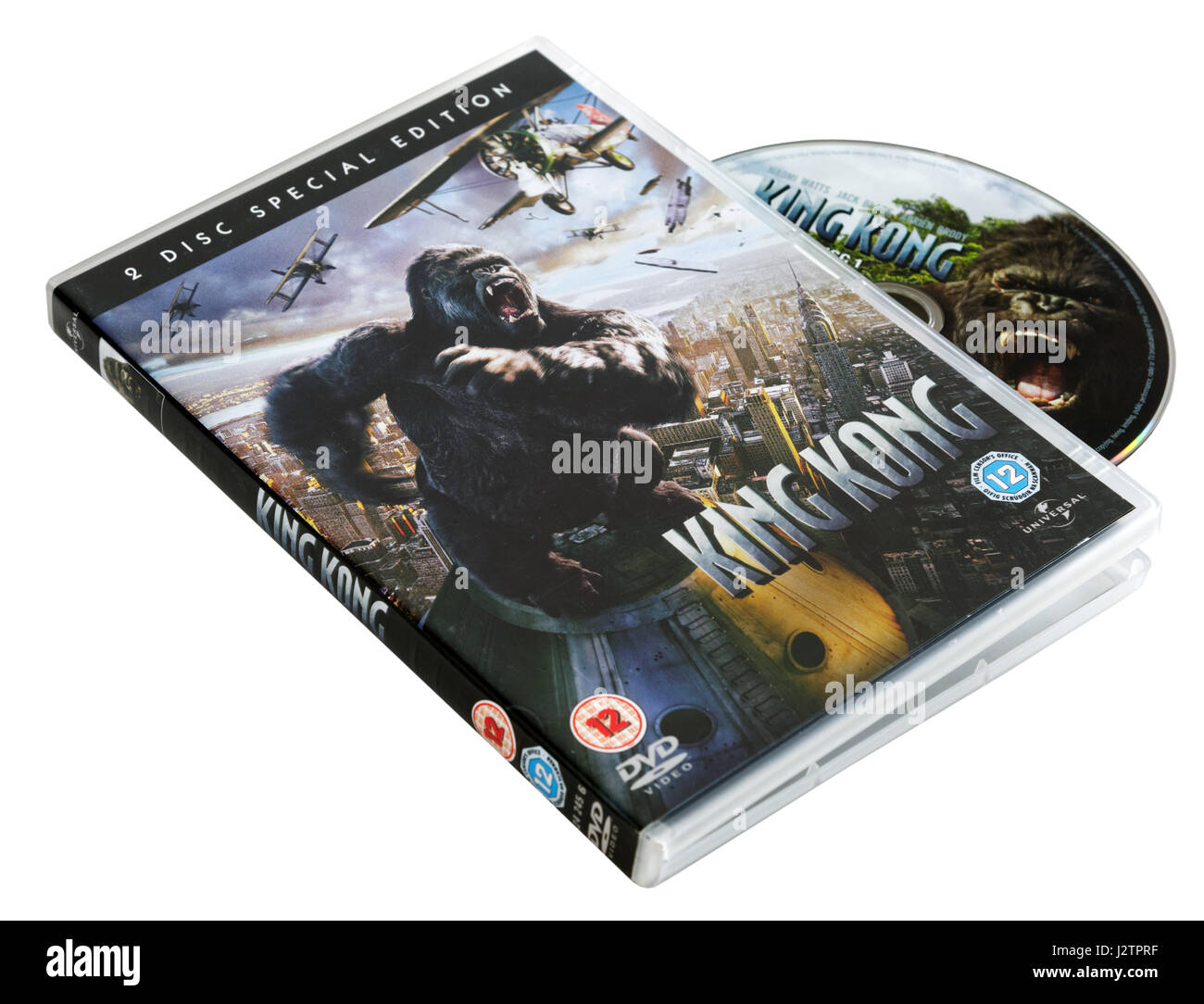 King Kong DVD - the 2005 Peter Jackson version Stock Photo