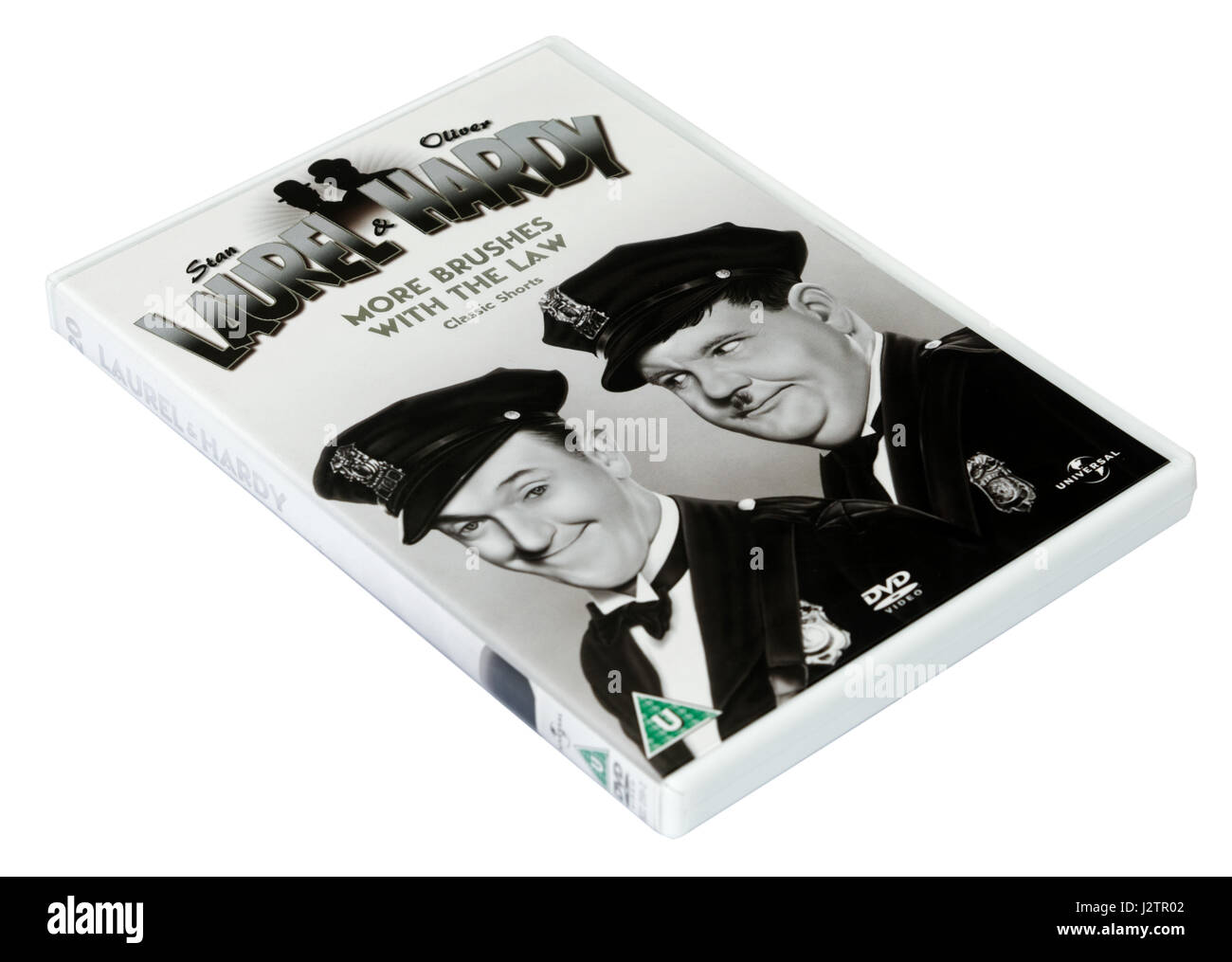 More Brushes With the Law A Laurel and Hardy DVD of short films Stock