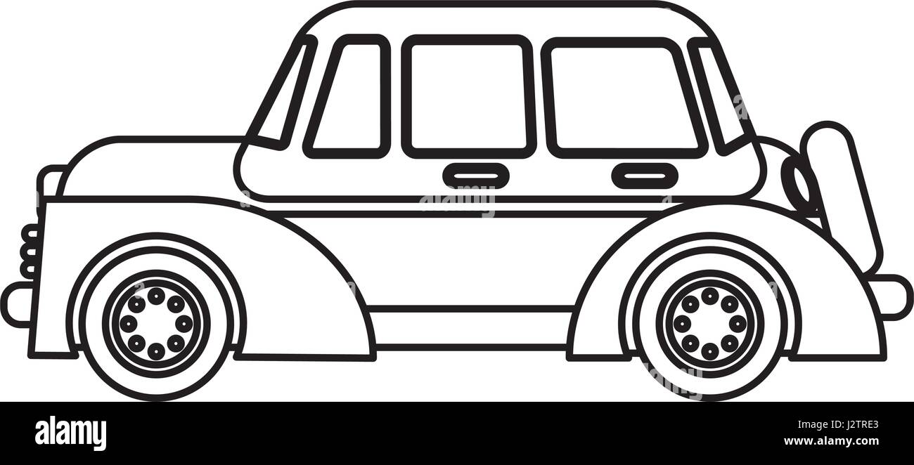 classic car transport speed outline Stock Vector Image & Art - Alamy