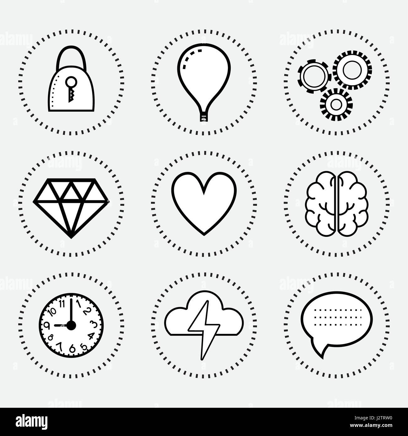 line set icon mental health Stock Vector Image & Art - Alamy