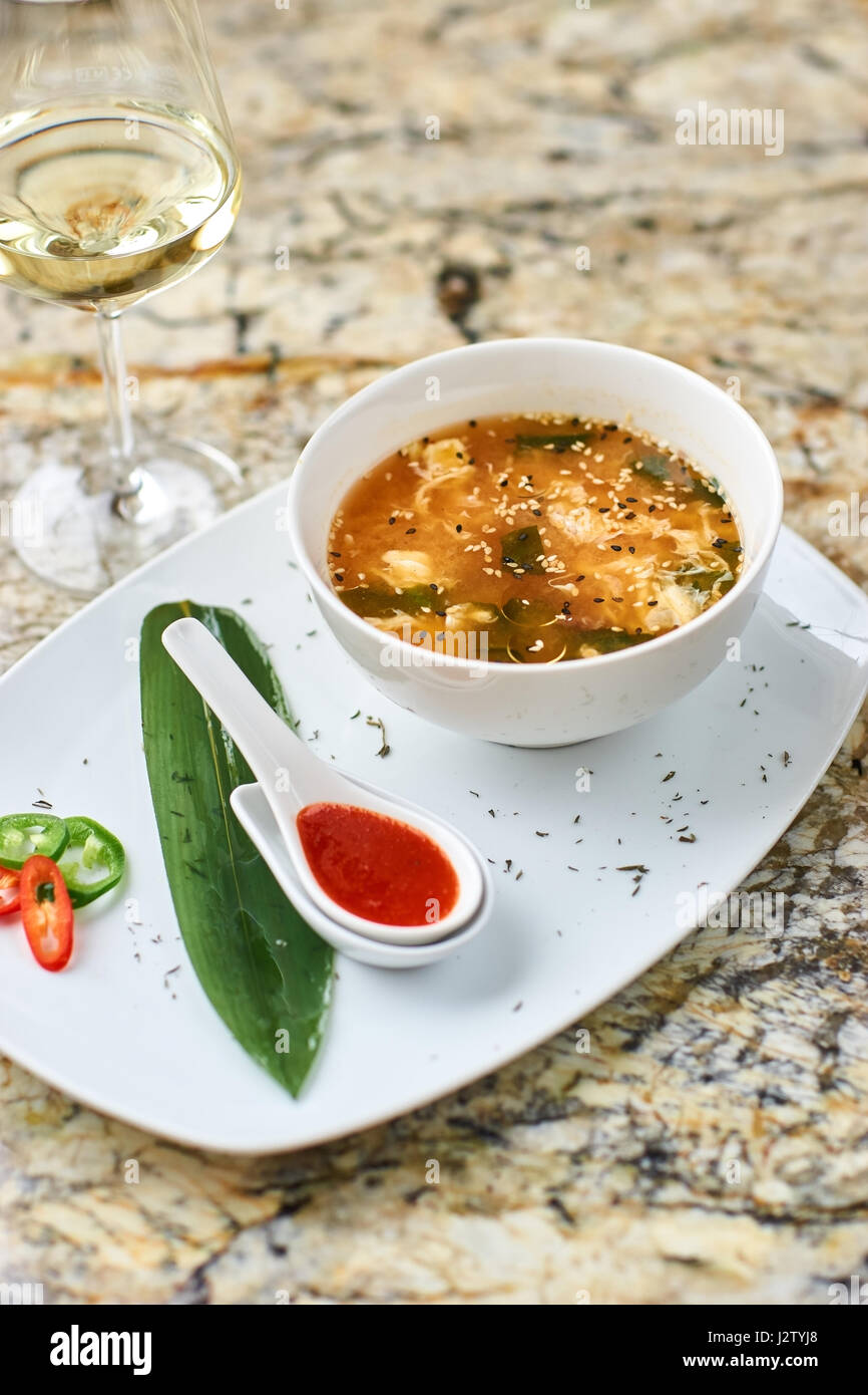 Spicy korean kimchi soup Stock Photo - Alamy
