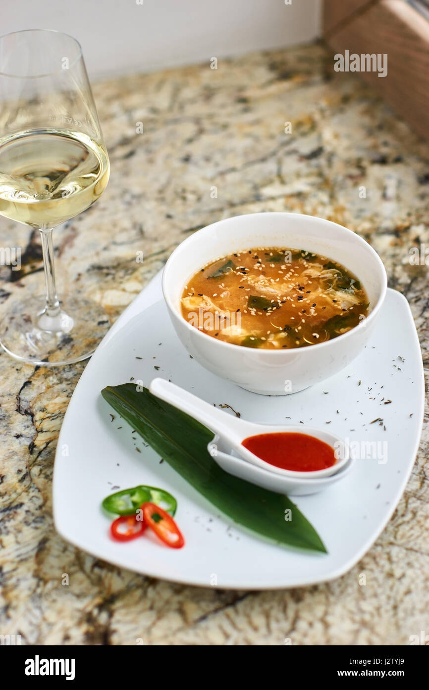 Spicy korean kimchi soup Stock Photo - Alamy