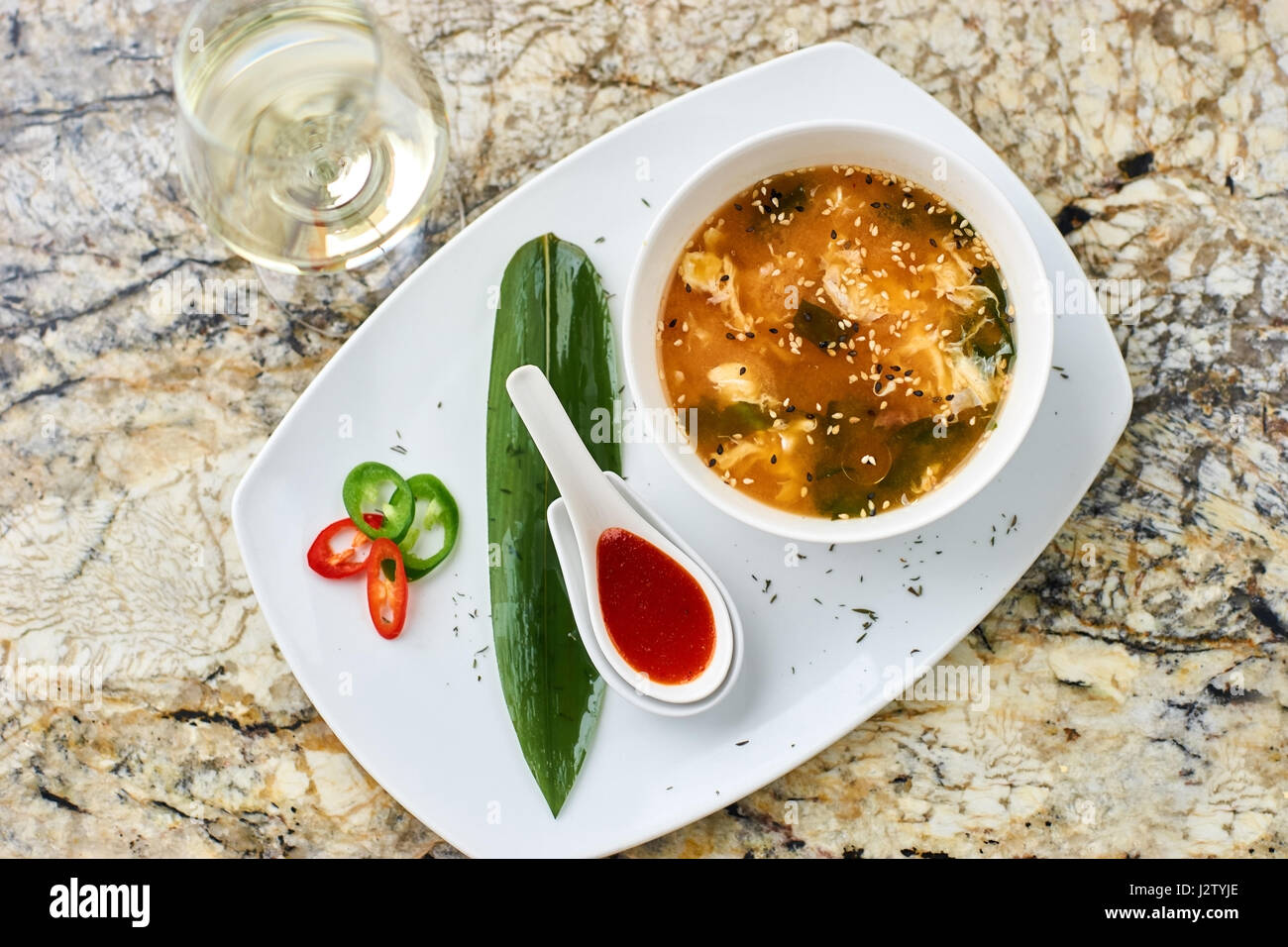 Spicy korean kimchi soup Stock Photo - Alamy