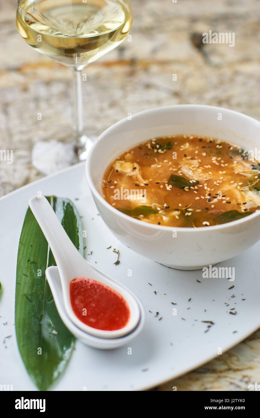 Spicy korean kimchi soup Stock Photo - Alamy
