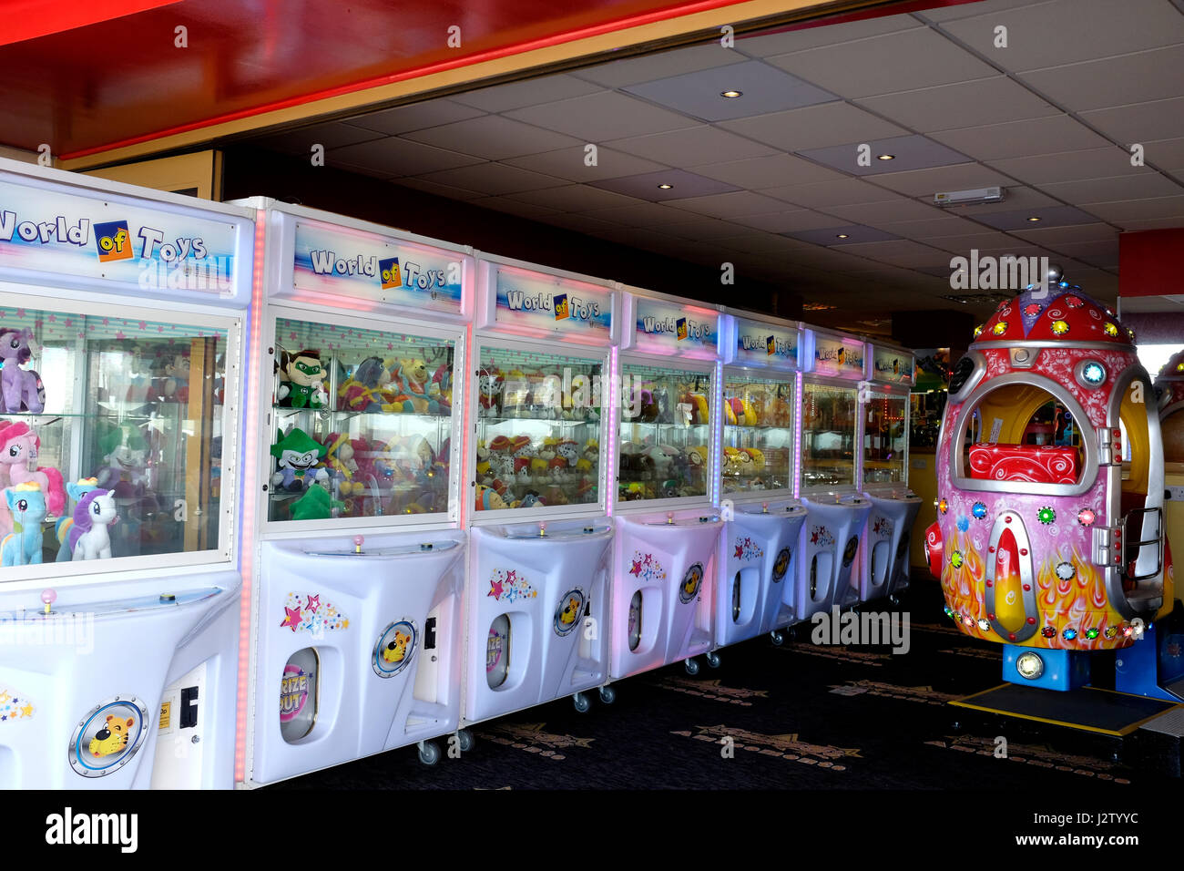 amusement arcade in the south east coastal town of margate in kent uk  april 2017 Stock Photo