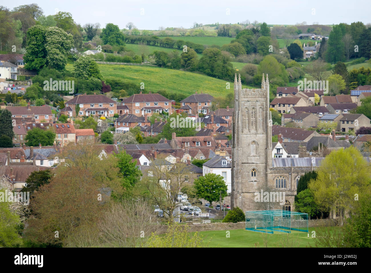 Bruton somerset view hi-res stock photography and images - Alamy
