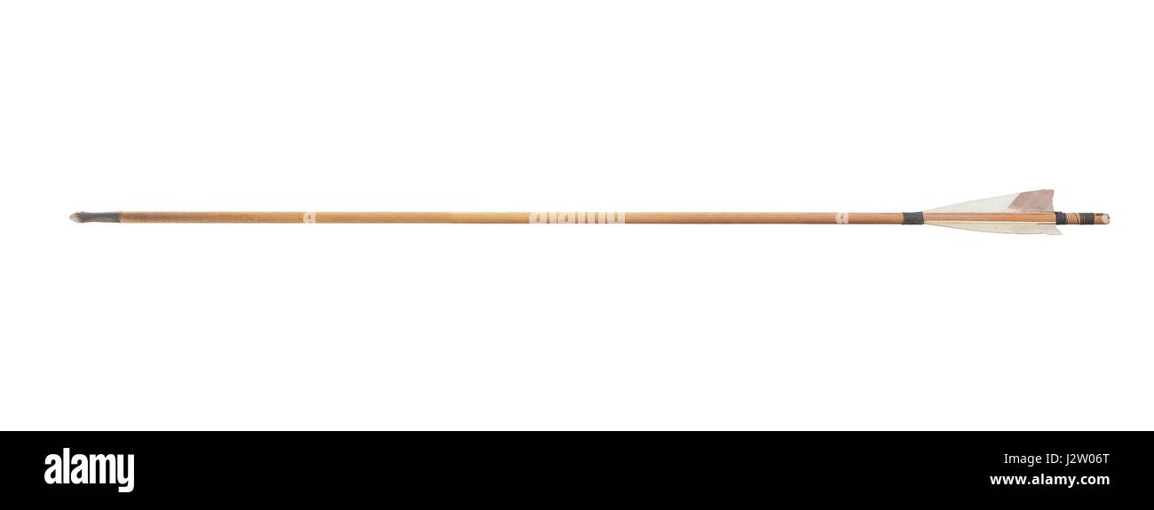Arrow isolated on white Stock Photo - Alamy