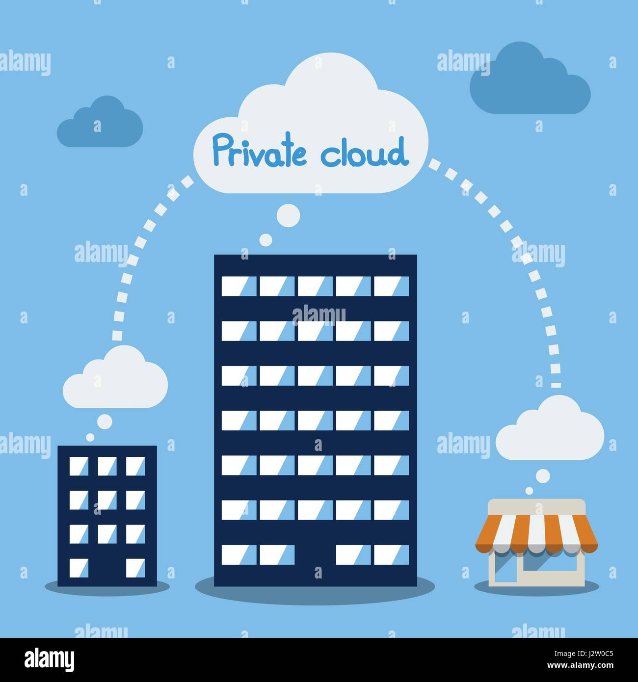 Big Data, Cloud computing concept Stock Vector Image & Art - Alamy