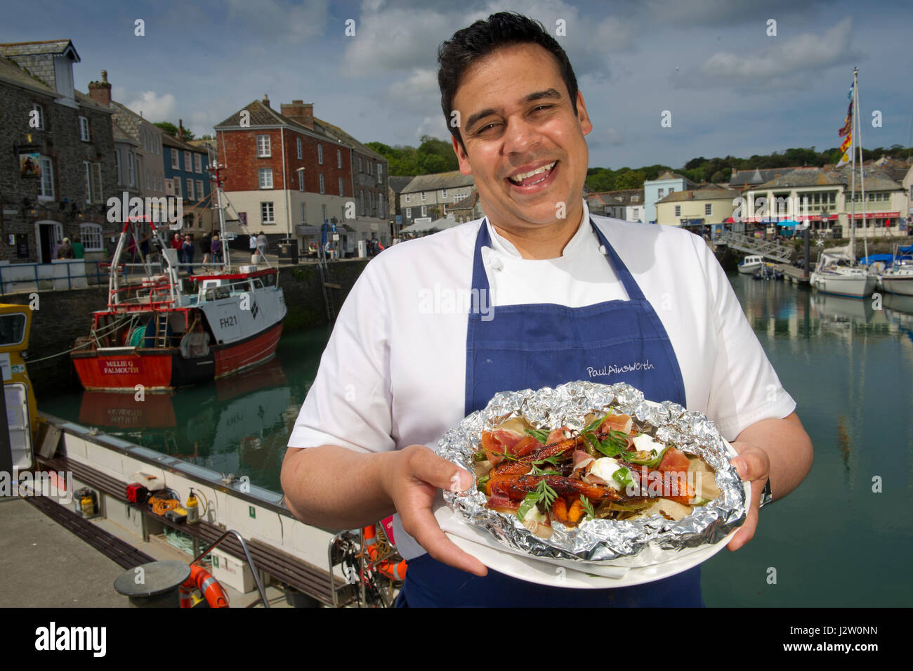 Paul Ainsworth at Restaurant No.6, Padstow , Cornwall, UK Stock Photo
