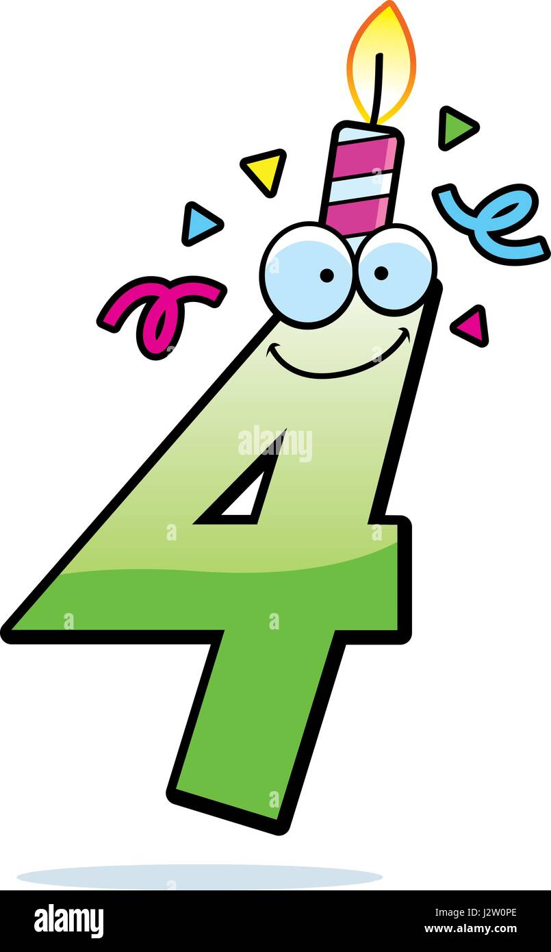 number four clipart