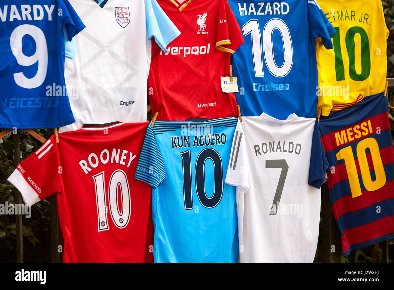Fake football shirts hires stock photography and images Alamy