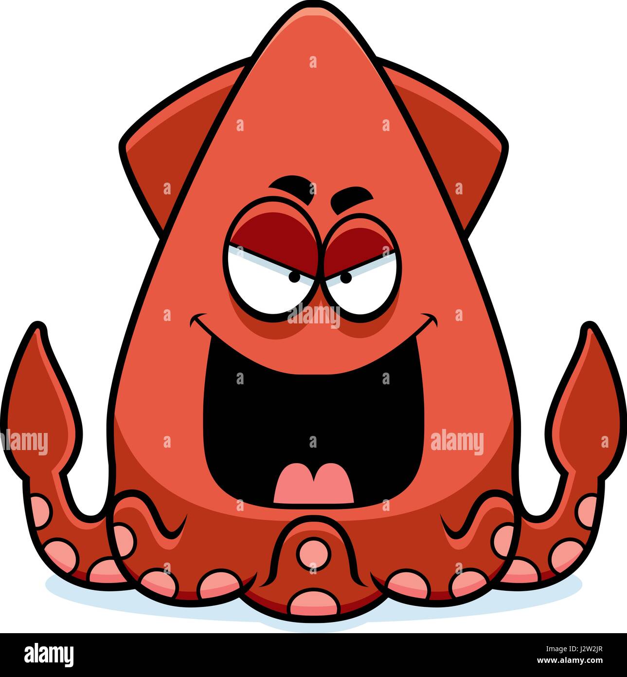 Look Out That Angry Squid Can Stock Vector (Royalty Free) 1339287239