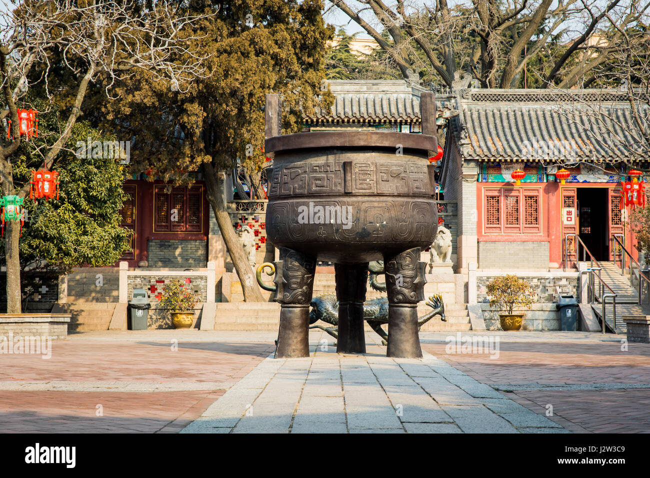 Qingdao Temple Stock Photo