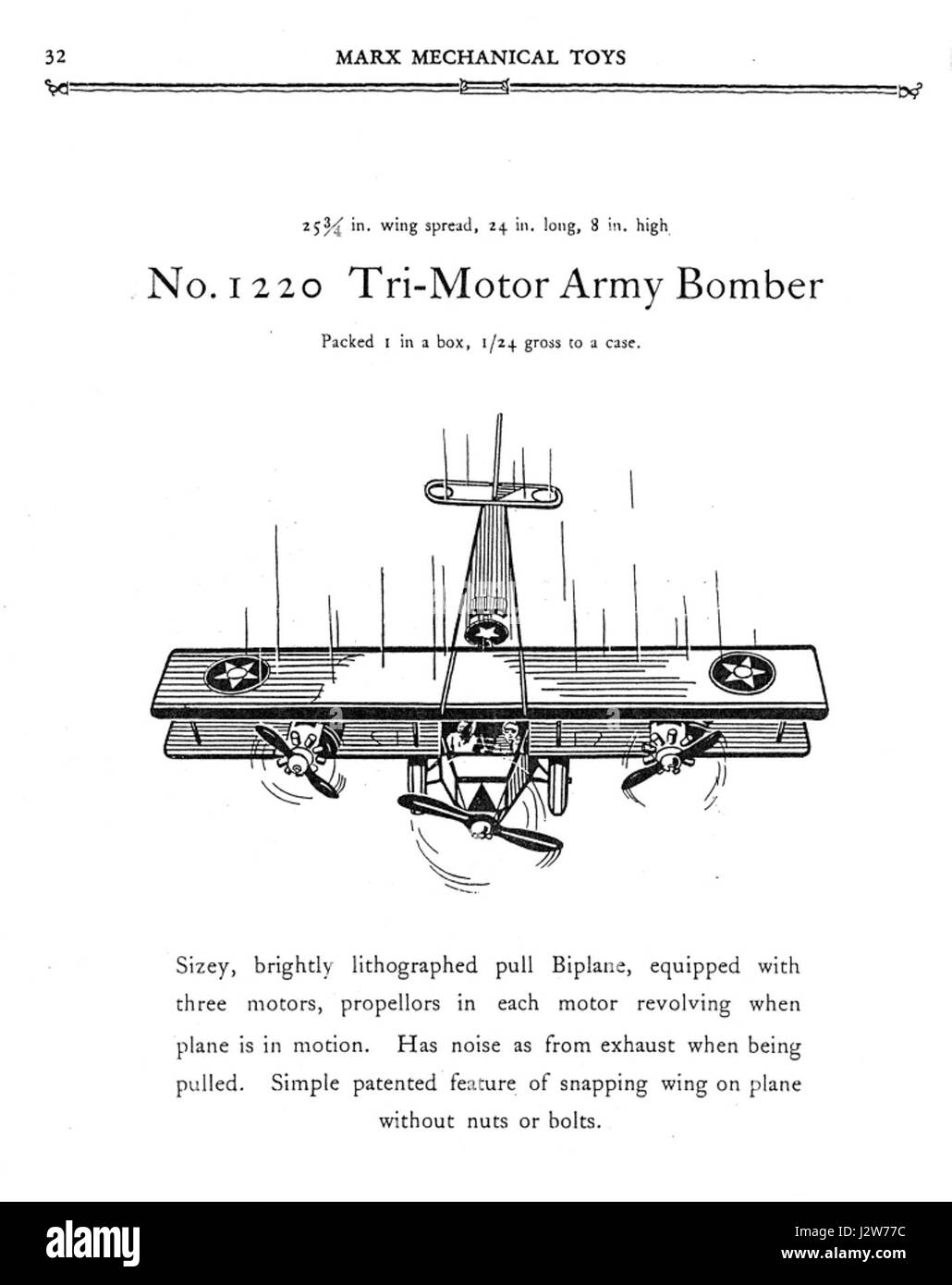 1930 Marx Mechanical Toys Catalog pg 32 s Stock Photo Alamy