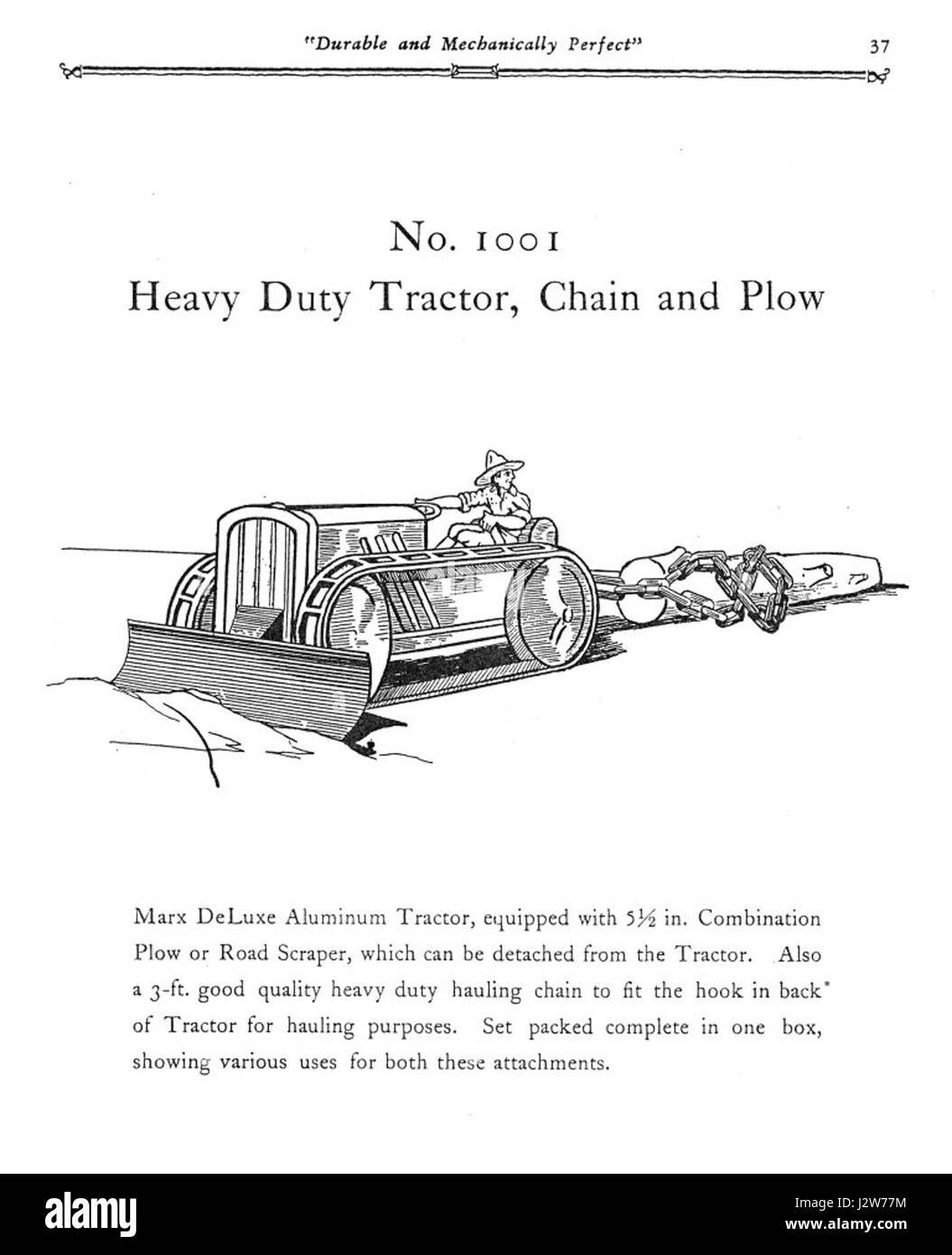 1930 Marx Mechanical Toys Catalog pg 37 s Stock Photo Alamy