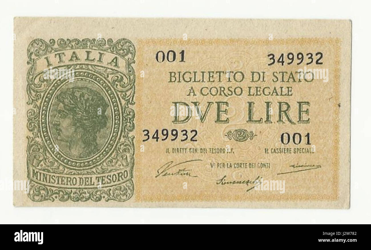 Currency of italy hi-res stock photography and images - Alamy