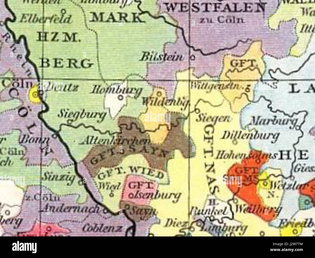 The 1450 Sayn Map is a historical cartographic document depicting the ...