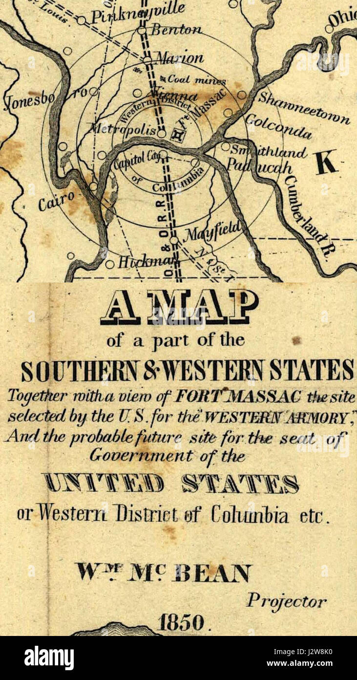 Columbia washington map hi-res stock photography and images - Alamy