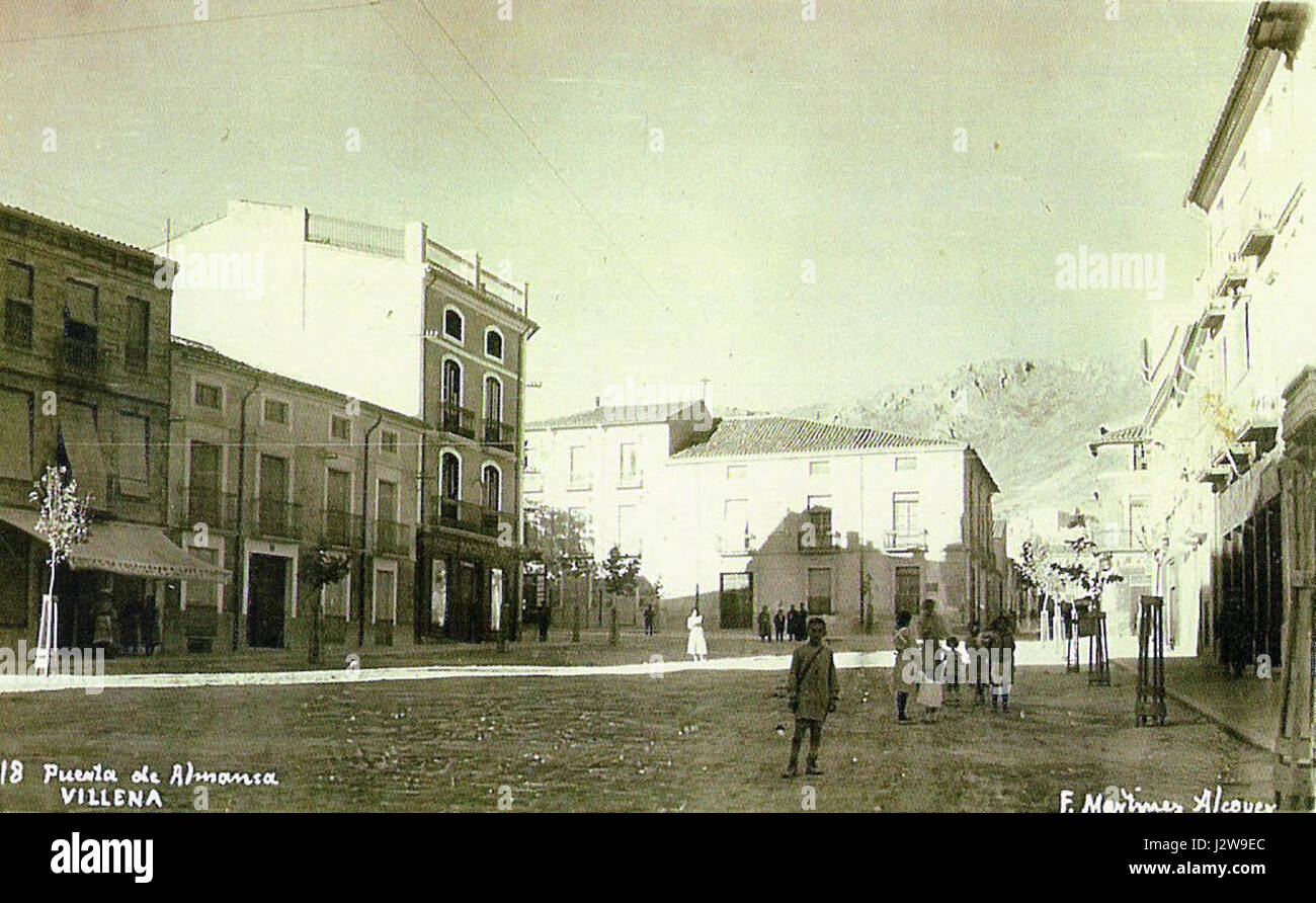 Map of almansa hires stock photography and images Alamy