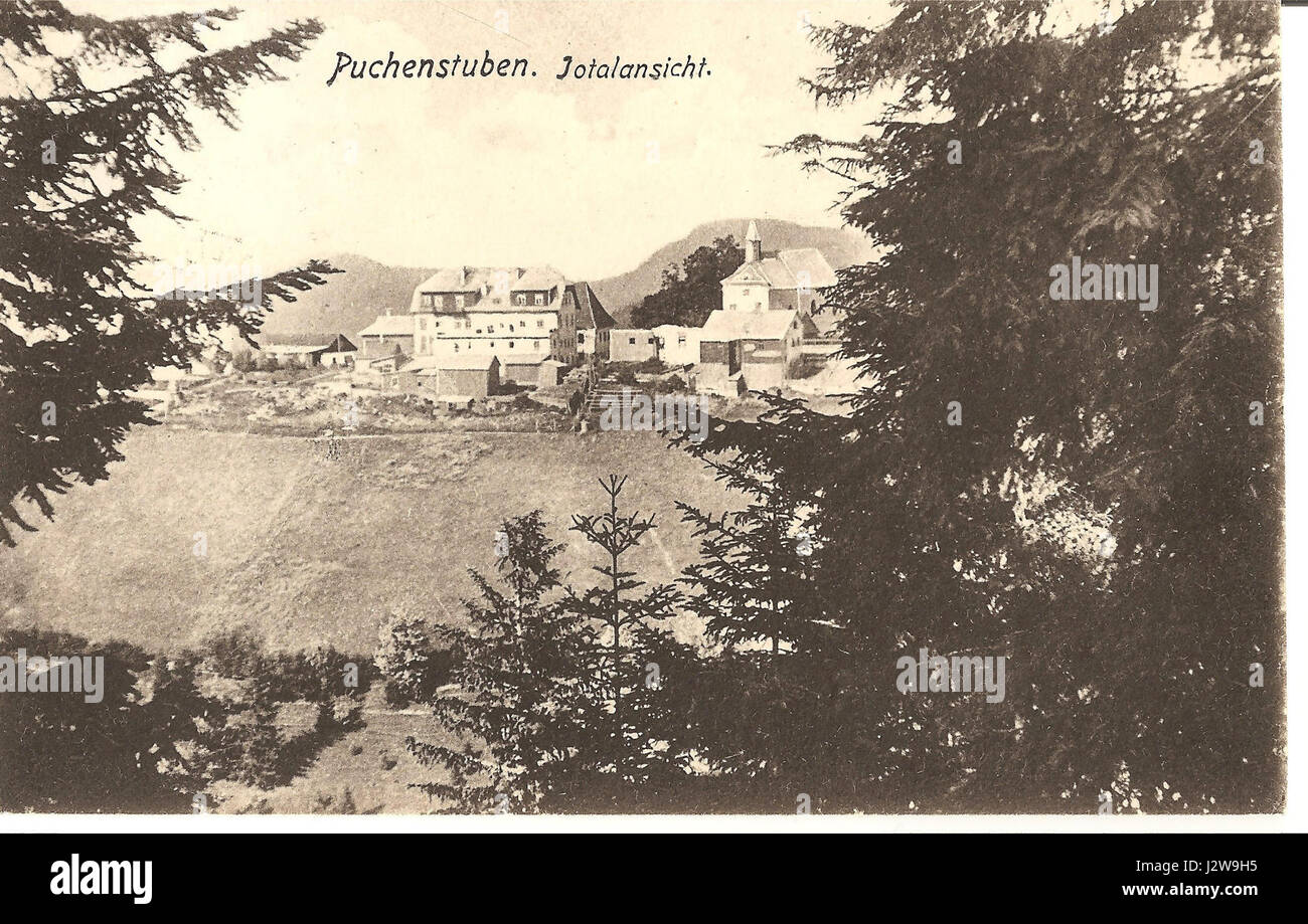 1919 Ansichtskarte Puchenstuben Stock Photo