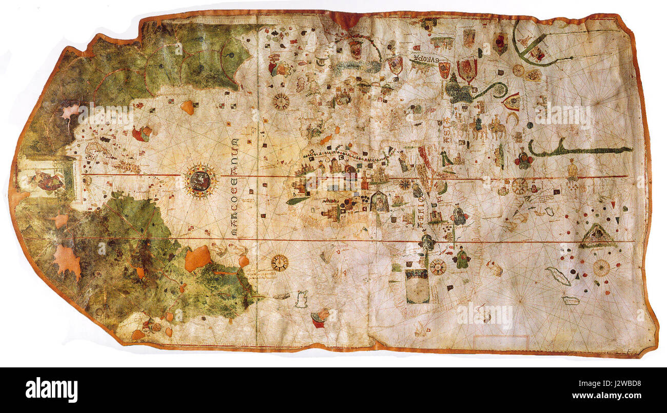 Map of juan de la cosa hi-res stock photography and images - Alamy