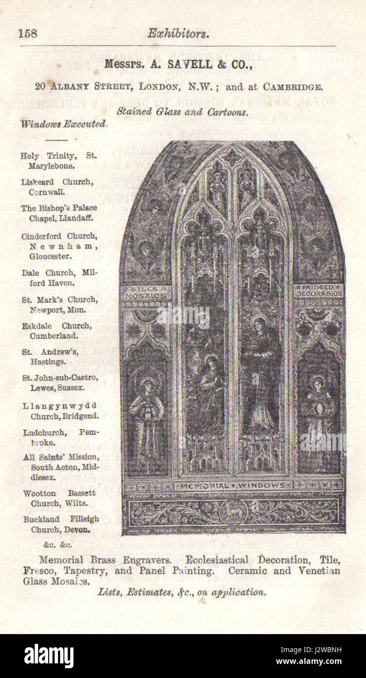 Savell A. Savell & Co was likely a business or company, possibly related to ...