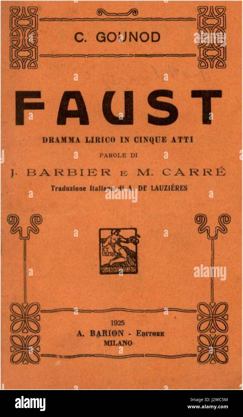 1925-Faust Stock Photo